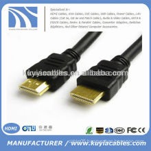 NO MOQ HDMI Cable 1.3v 1.4v support 4k*2k high resolution cable